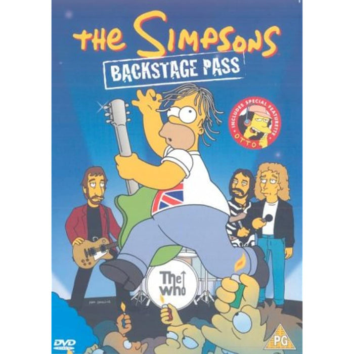 The Simpsons: Backstage Pass [DVD] [1990] [Region 2] - New Sealed - Attic Discovery Shop