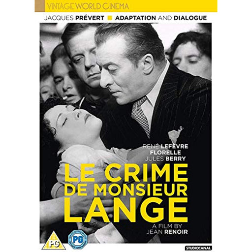 Le Crime De Monsieur Lange World Cinema Rare [DVD] 1936 [Region 2] - New Sealed - Attic Discovery Shop