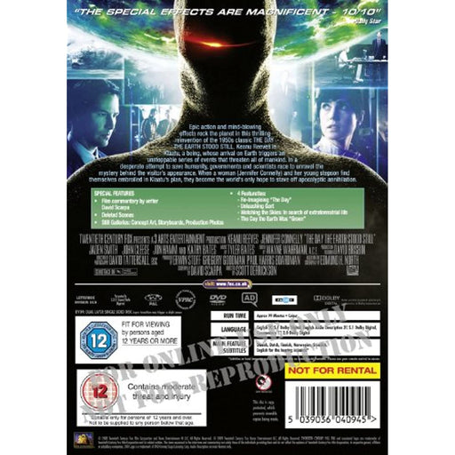 The Day the Earth Stood Still - Keanu Reeves [DVD] [2008] [Region 2] - Like New - Attic Discovery Shop