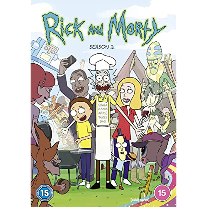 Rick and Morty: Season 2 / The Complete Second Series [DVD] [2015] [Region 2] - Like New - Attic Discovery Shop