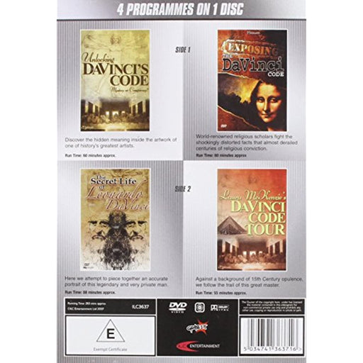 4 Collection - Da Vinci: Da Vinci Code [DVD] [Region Free] - New Sealed - Attic Discovery Shop