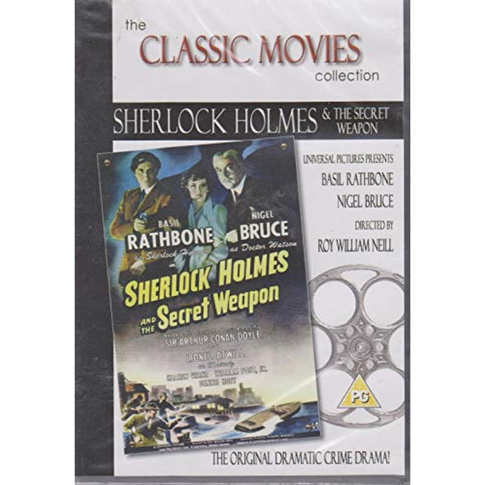 Sherlock Holmes and The Secret Weapon [DVD] Classic Movie Region 2 - New Sealed - Attic Discovery Shop