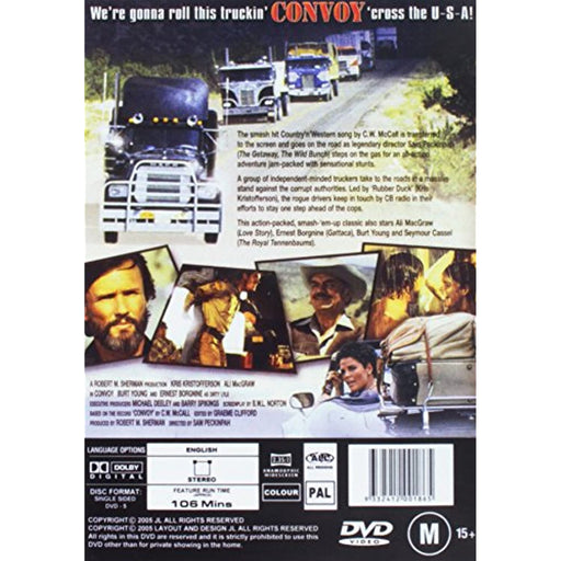 CONVOY Kris Kristofferson [DVD] [Region Free] - Very Good - Attic Discovery Shop