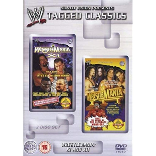 WWE Wrestlemania XI and XII DVD PAL Region 2 Rare Silver Vision Tagged Classics - Very Good - Attic Discovery Shop