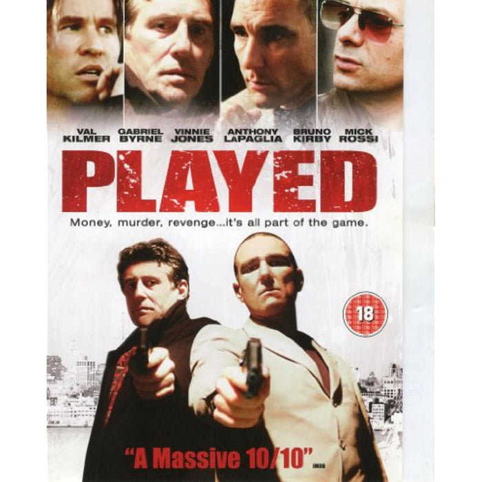 Played [DVD] Vinnie Jones [Region 2] - New Sealed - Attic Discovery Shop