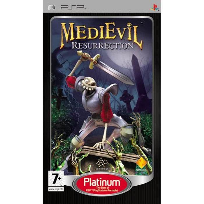 MediEvil Resurrection - Platinum Edition (PSP PlayStation Portable Game) - Very Good - Attic Discovery Shop