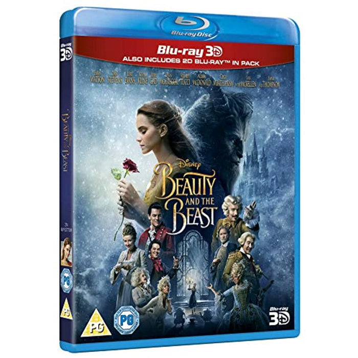 Beauty & The Beast (Disney) [Blu-ray 3D + 2D] [2017] [Region Free] - Very Good - Attic Discovery Shop
