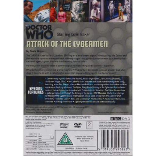 Doctor Who - Attack of the Cybermen [DVD] [1985] [Region 2,4] - Very Good - Attic Discovery Shop
