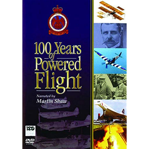 100 Years of Powered Flight Narrated by Martin Shaw DVD [Reg Free] - New Sealed - Attic Discovery Shop