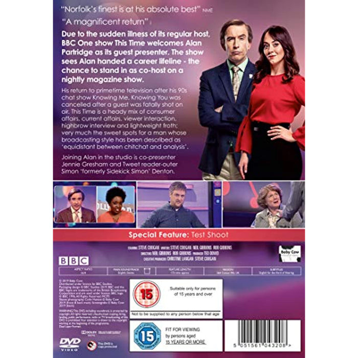 This Time With Alan Partridge [DVD] [2019] [Region 2, 4] - New Sealed - Attic Discovery Shop