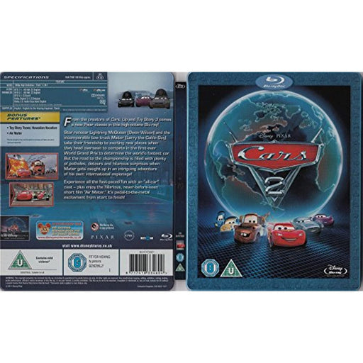Cars 2 Disney Blu-ray Limited Edition Steelbook Version [Region Free] New Sealed - Attic Discovery Shop