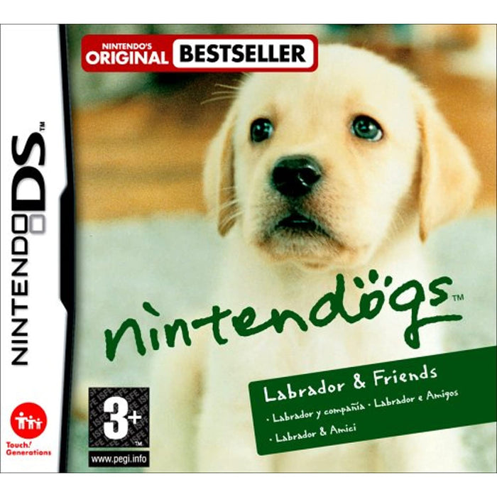 Nintendogs Labrador Retriever & Friends (Nintendo DS Game) [Includes Manual] - Good - Attic Discovery Shop