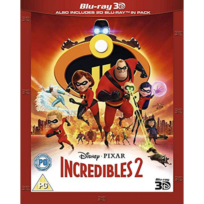 Incredibles 2 [3D + 2D Blu-ray] [2018] [Disney Pixar] [Region Free] - New Sealed - Attic Discovery Shop