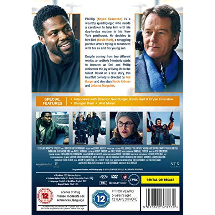 The Upside [DVD] [2019] [Region 2] - New Sealed - Attic Discovery Shop