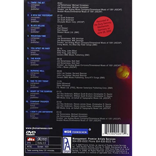Joe Bonamassa Live at Rockpalast [DVD] [2006] [Region 1] [NTSC] [Rare US Import] - Very Good - Attic Discovery Shop