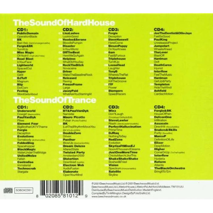 Sound of Trance & Hard House [Rare 8 CD Box Set] (complete) - Discs VGC - Read - Good - Attic Discovery Shop