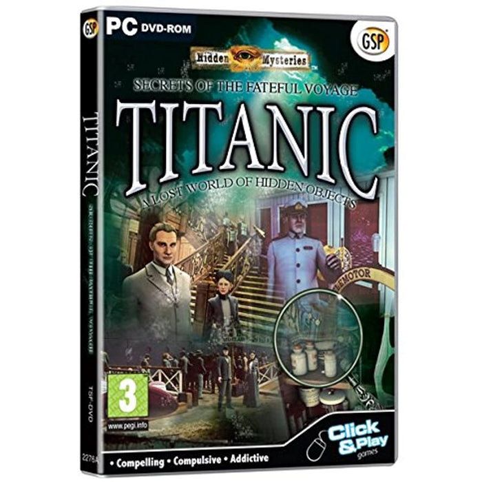 NEW Sealed - Hidden Mysteries Titanic: Secrets of the Fateful Voyage PC DVD Game - Attic Discovery Shop