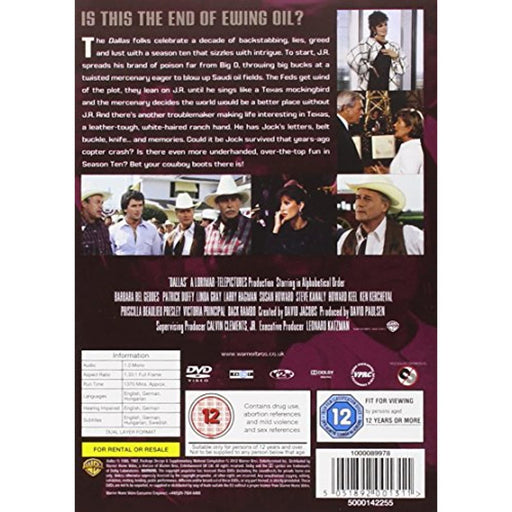 Dallas - The Complete 10th Season 10 / Tenth Series [DVD] [2009] [Region 2] - Like New - Attic Discovery Shop