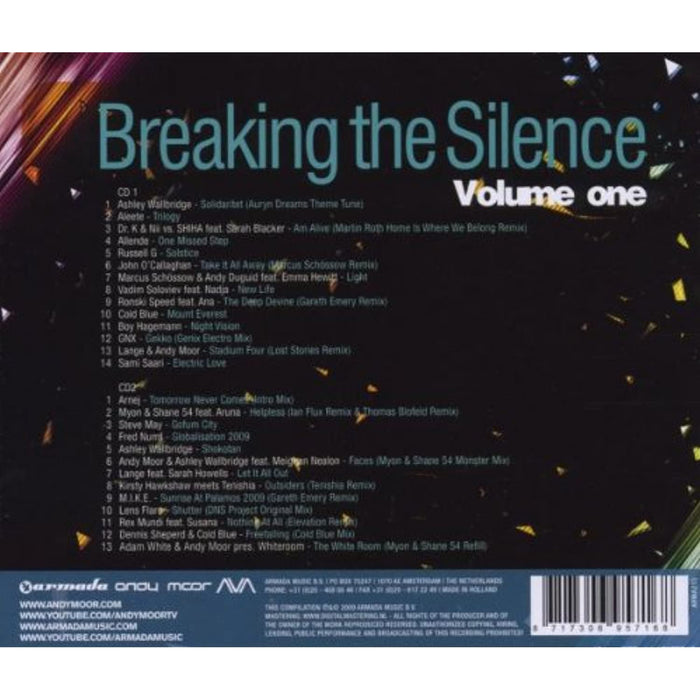 Andy Moor - Breaking The Silence Vol 1 [CD Album] (2 CD) Rare Armada ARMA215 - Very Good - Very Good - Attic Discovery Shop