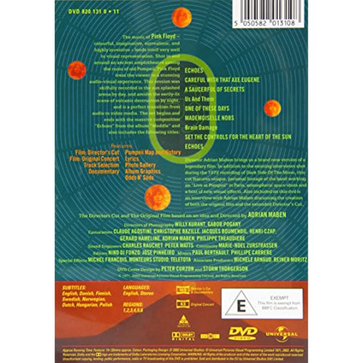 Pink Floyd - Live at Pompeii The Director's Cut [DVD] [2003] [Region Free] - Very Good - Attic Discovery Shop