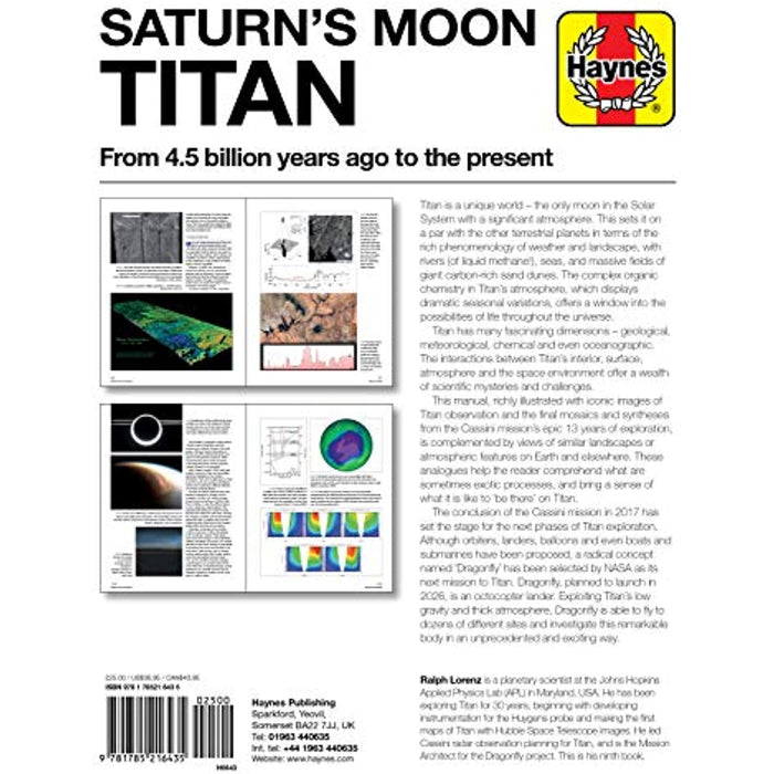 Saturn's Moon Titan Owners' Workshop Haynes Manual Hardback Book - Very Good - Attic Discovery Shop