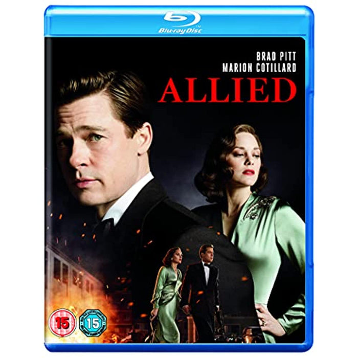 Allied [Blu-ray] [2016] [Region Free] (Brad Pitt, Marion Cotillard) - Good - Attic Discovery Shop