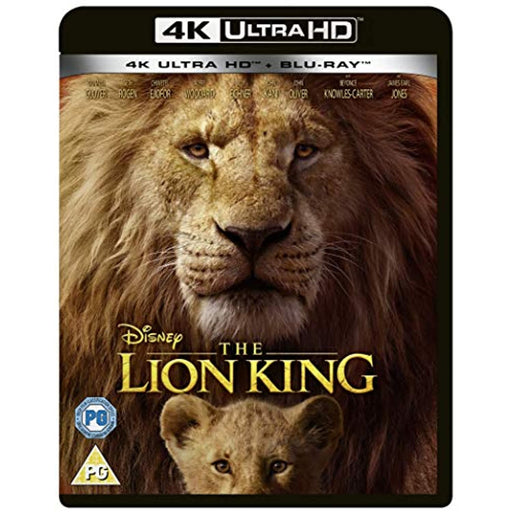 Disney's The Lion King [4K UHD] [2019] [Blu-ray] [Region Free] 4K+Blu-ray 2-Disc - Very Good - Attic Discovery Shop