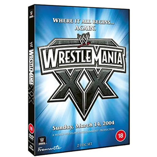 WWE: WrestleMania XX 20 Sunday March 14, 2004 (2 Disc Set) [DVD] [Region 2] - Good - Attic Discovery Shop