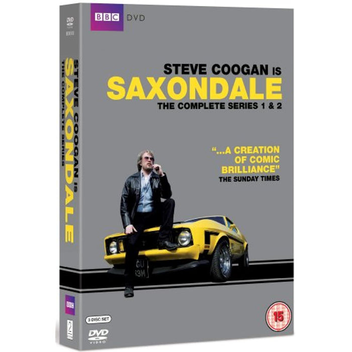 Saxondale - Steve Coogan Complete Series 1 & 2 Box Set DVD Reg 2, 4 - New Sealed - Attic Discovery Shop