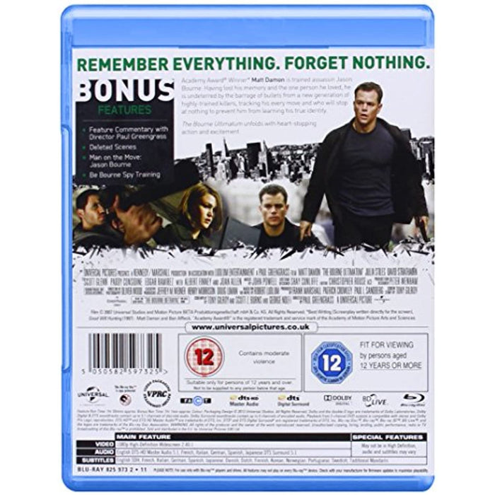 NEW Sealed - The Bourne Ultimatum [Blu-ray] [Region Free] [2007] - Attic Discovery Shop