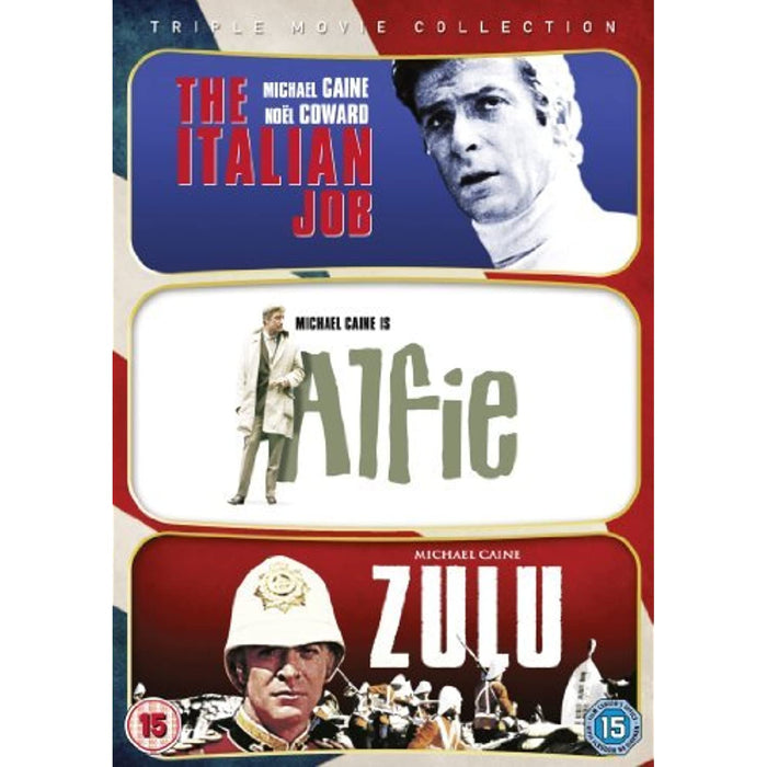 The Italian Job / Alfie / Zulu (Triple Pack 3 Movie Collection) [DVD] [Region 2] - Like New - Attic Discovery Shop