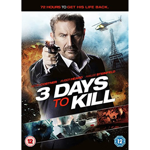 3 Days to Kill [DVD] [Region 2] - New Sealed - Attic Discovery Shop
