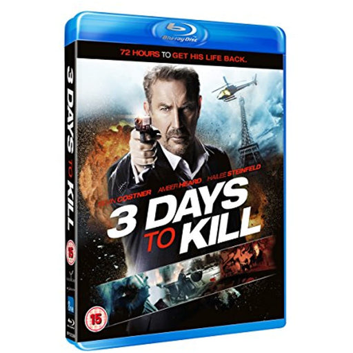 3 Days To Kill [Blu-ray] [Region B] - New Sealed - Attic Discovery Shop