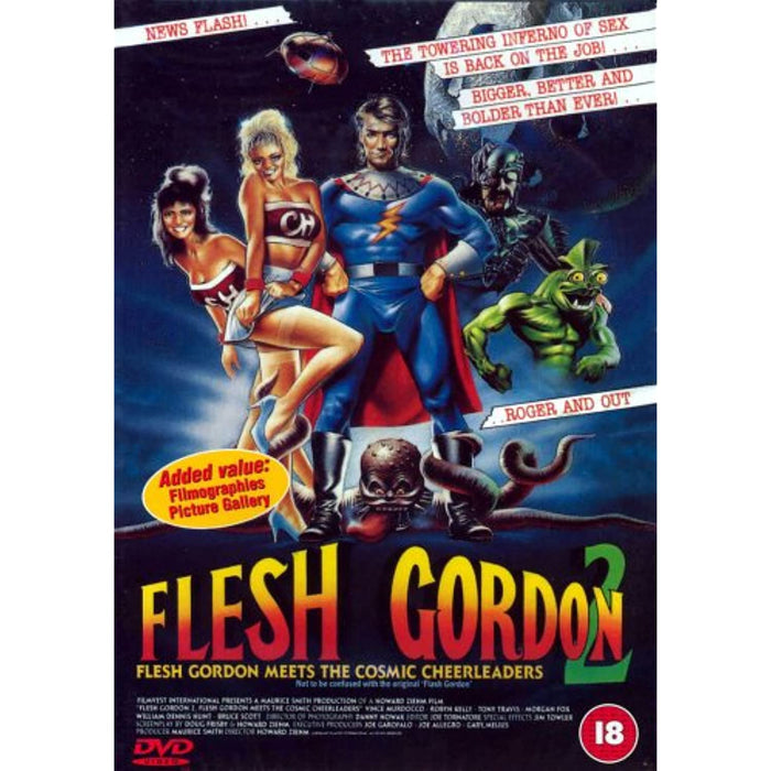Flesh Gordon 2 (Meets The Cosmic Cheerleaders) [DVD] [Region 2] - Very Good - Attic Discovery Shop