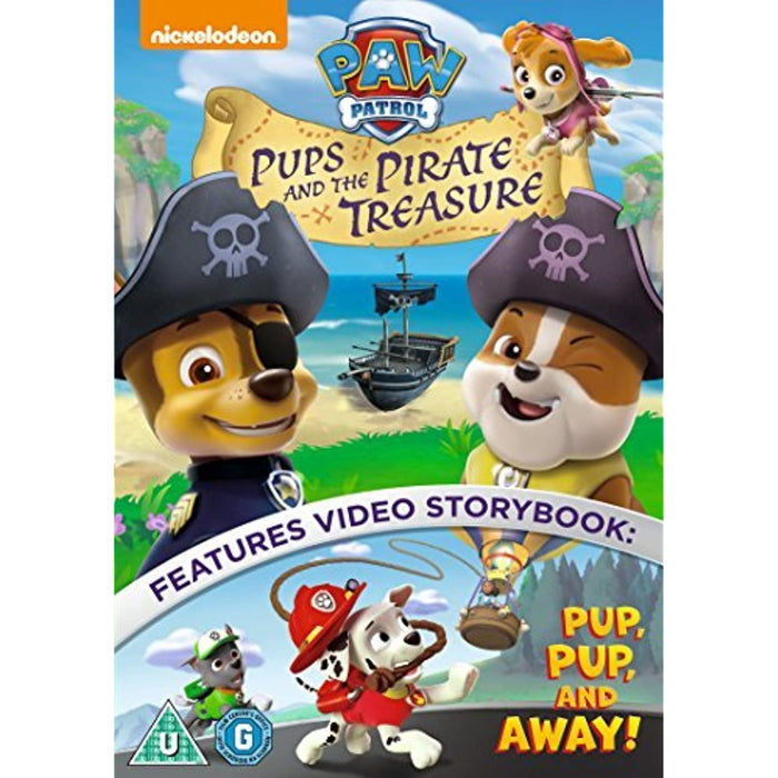 Paw Patrol: Pups And The Pirate Treasure [DVD] [2015] [Region 2] - New Sealed - Attic Discovery Shop