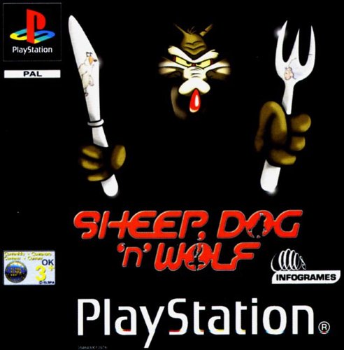 Sheep, Dog 'n' Wolf Rare PS1 PlayStation 1 Game - Very Good - Attic Discovery Shop