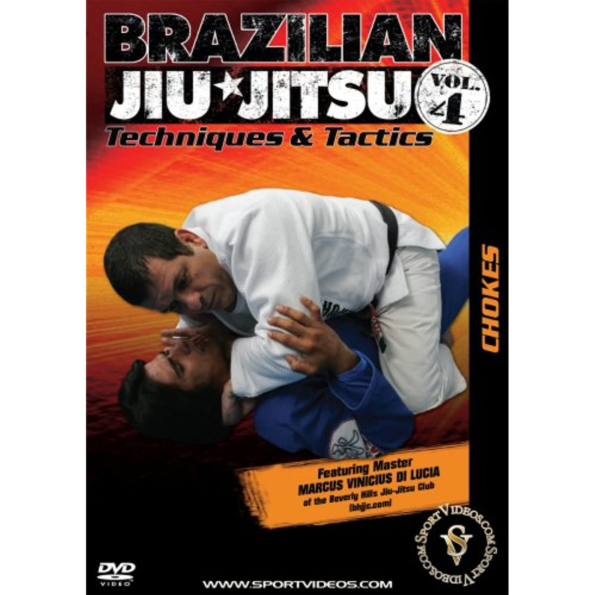Brazilian Jiu-Jitsu Techniques Tactics Vol.4 Chokes DVD NTSC Reg 1] - New  Sealed - Attic Discovery Shop