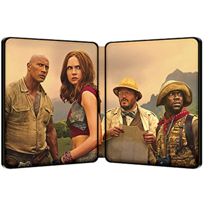 Jumanji: Welcome To The Jungle [Steelbook] [Blu-ray] [2017] [Region Free] - Very Good - Attic Discovery Shop