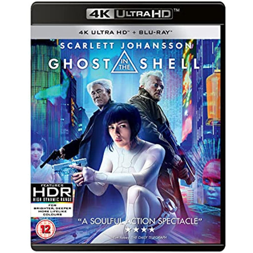 Ghost In The Shell Movie [4K Ultra HD UHD + Blu-ray] [2017] [Region Free] - Very Good - Attic Discovery Shop