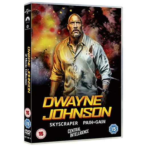 Dwayne Johnson 3-Movie Collection Skyscraper, Pain & Gain [DVD] [2019] [Region - Like New - Attic Discovery Shop