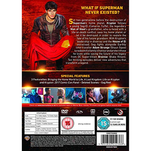 Krypton: Season 1 [DVD] [2018] [Region 2] The Complete First Series (DC) - Like New - Attic Discovery Shop
