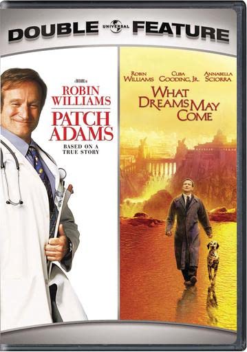 Patch Adams & What Dreams May Come DVD [Region 1 Rare US Import] Robin Williams - Very Good - Attic Discovery Shop