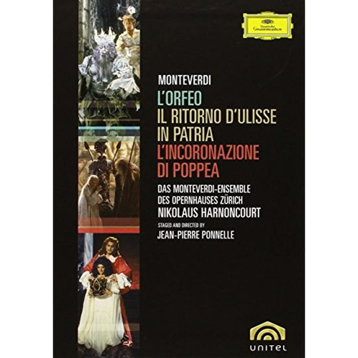 Monteverdi: Operas- Jean-Pierre Ponnelle Rare Box Set [DVD] [2007] [Region Free] - Very Good - Attic Discovery Shop