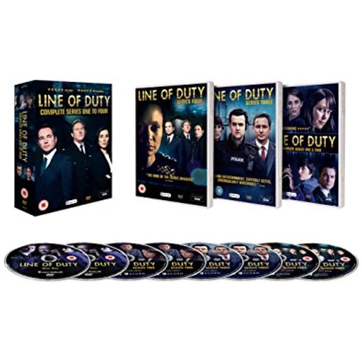 Line of Duty - Series 1-4 [DVD Box Set] [Region 2] - (New, Torn Seal) - Like New - Attic Discovery Shop