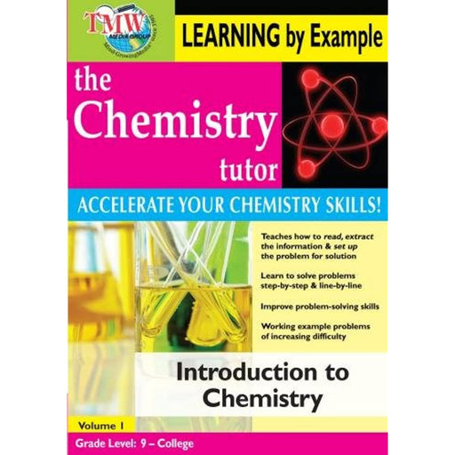 Chemistry Tutor: Learning By Example - Introduction to Chemistry [DVD] [2011] - Like New - Attic Discovery Shop