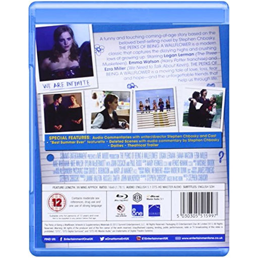 The Perks of Being a Wallflower [Blu-ray] [Region B] - Like New - Attic Discovery Shop