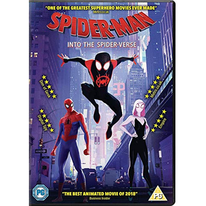Spider-man Into The Spider-Verse [DVD] [2018] [Region 2] - New Sealed - Attic Discovery Shop