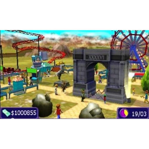 Rollercoaster Tycoon 3D (Nintendo 3DS Game) - Very Good - Attic Discovery Shop