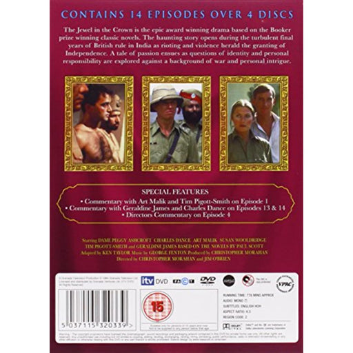 The Jewel In The Crown: The Complete Series [DVD] [Region 2] [4-Disc Set] - Very Good - Attic Discovery Shop