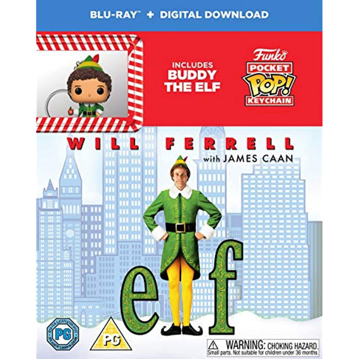 Elf [Funko Pop Edition With Keychain] [Blu-ray] [2003] [Region B] - New Sealed - Attic Discovery Shop